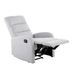 Recliner Chair with Tufted Seat and Manual Recline