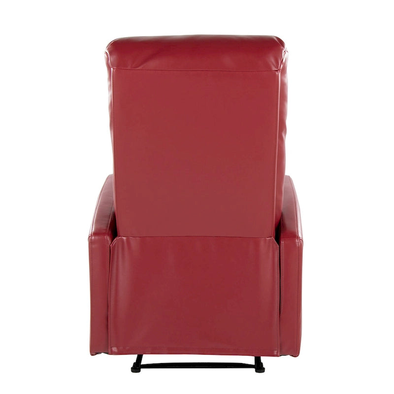 Recliner Chair with Tufted Seat and Manual Recline