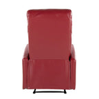 Recliner Chair with Tufted Seat and Manual Recline