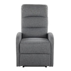 Recliner Chair with Tufted Seat and Manual Recline