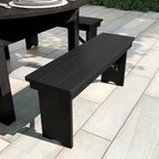 40 x 12 Antique Rustic Solid Pine Folding Farm Bench