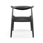 Chaise de salle à manger Papercord à structure noire