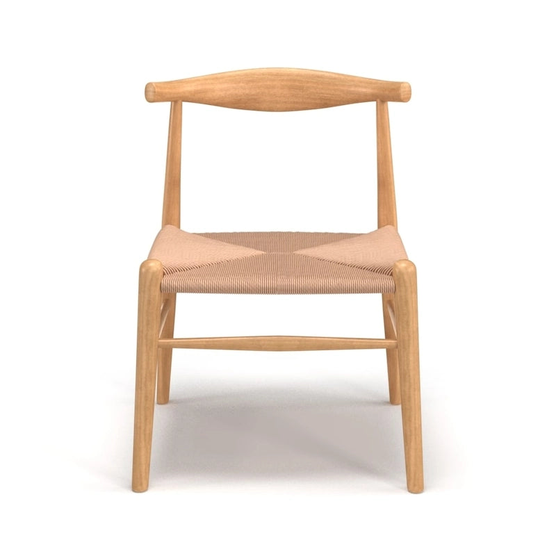 Chaise de salle à manger Papercord à structure noire