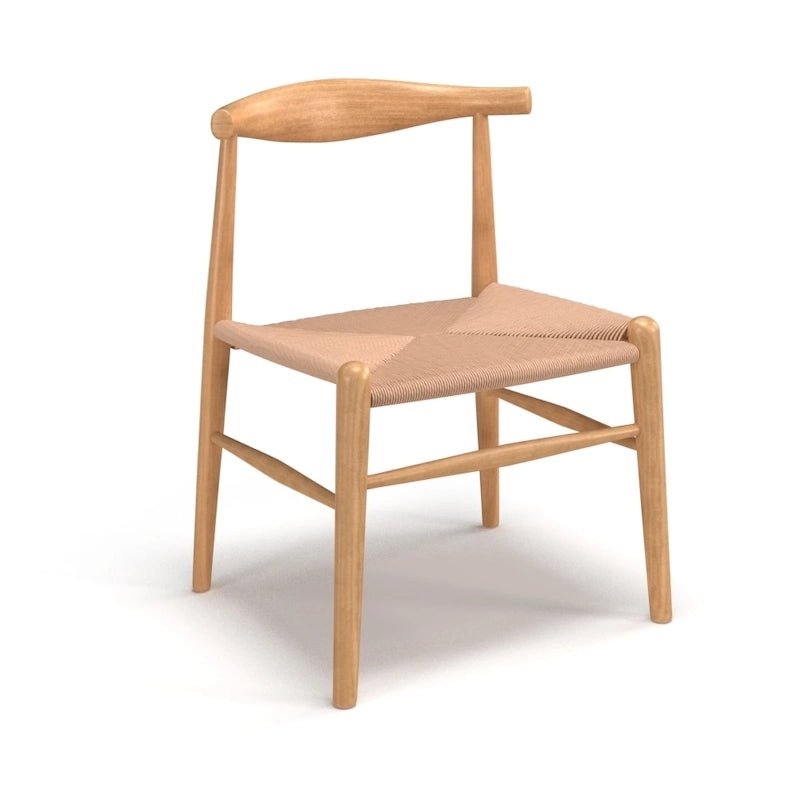 Chaise de salle à manger Papercord à structure noire