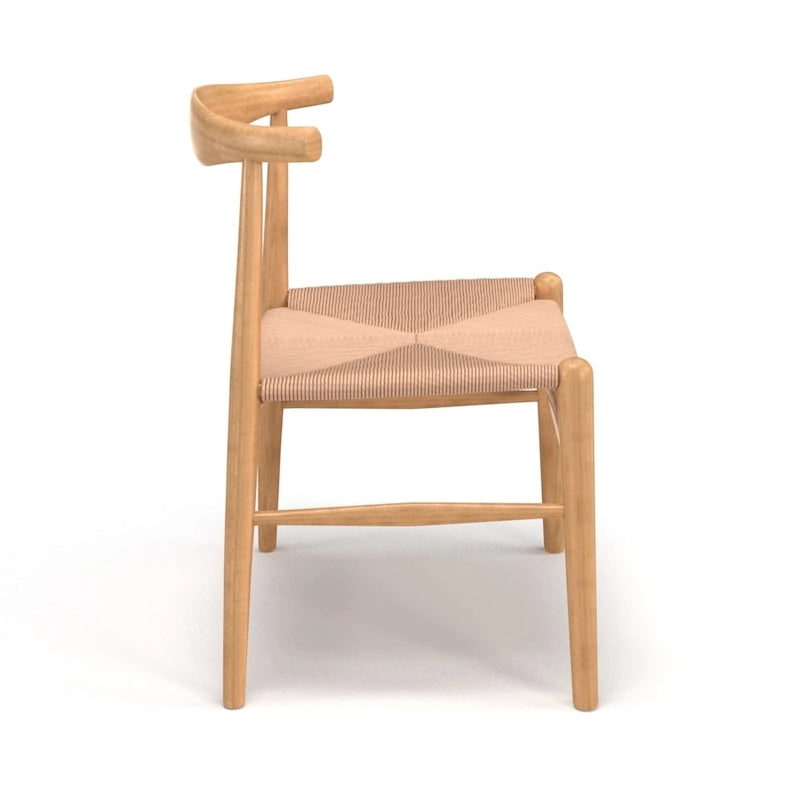 Chaise de salle à manger Papercord à structure noire