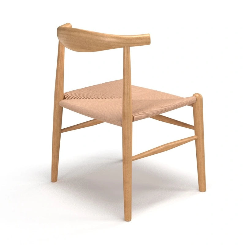 Chaise de salle à manger Papercord à structure noire