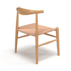 Chaise de salle à manger Papercord à structure noire