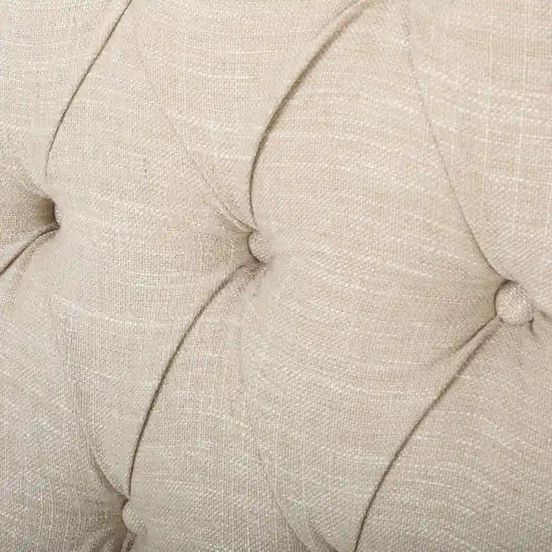 Fauteuils inclinables en tissu capitonné (lot de 2)