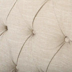 Fauteuils inclinables en tissu capitonné (lot de 2)