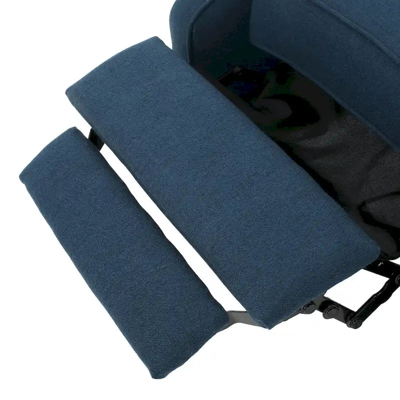 Fauteuils inclinables en tissu capitonné (lot de 2)