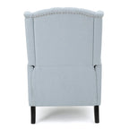 Fauteuils inclinables en tissu capitonné (lot de 2)
