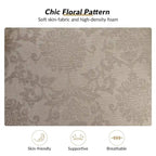 Traditional Fabric Accent Wingback Armchair with Turned Legs