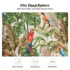 Traditional Fabric Accent Wingback Armchair with Turned Legs