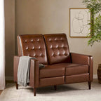  Upholstered Loveseat Pushback Recliner by 