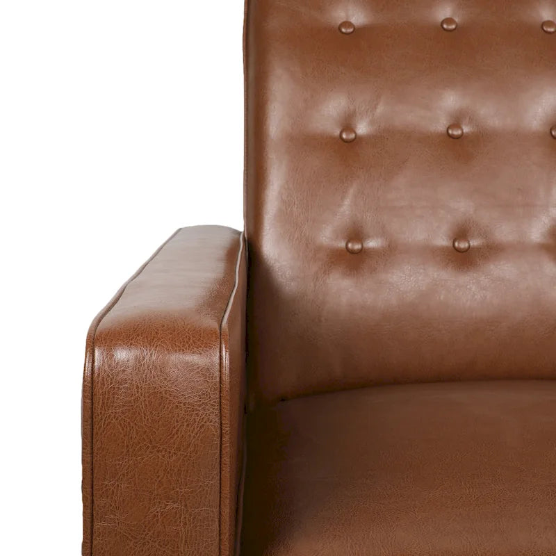 Causeuse inclinable à dossier basculant rembourrée par