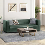Faux Leather 3-Seater Sofa