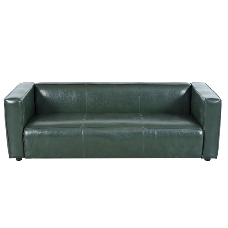 Faux Leather 3-Seater Sofa
