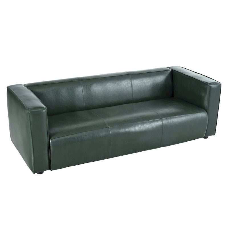 Faux Leather 3-Seater Sofa