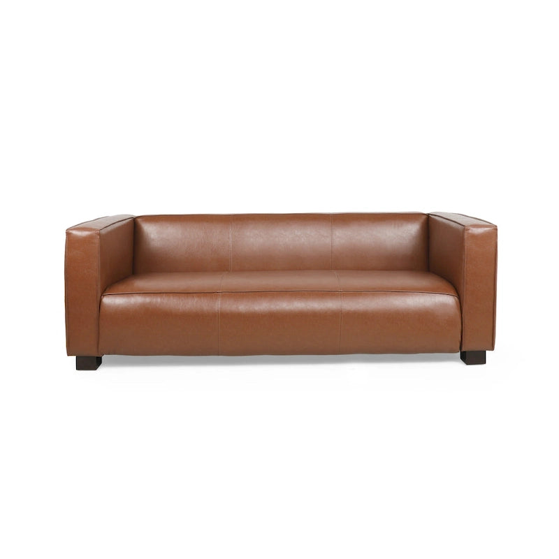 Faux Leather 3-Seater Sofa