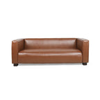 Faux Leather 3-Seater Sofa