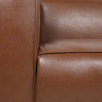 Faux Leather 3-Seater Sofa