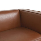 Faux Leather 3-Seater Sofa
