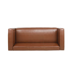 Faux Leather 3-Seater Sofa
