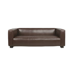 Faux Leather 3-Seater Sofa