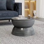 Minkler Iron Hourglass Coffee Table by 