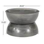 Iron Hourglass Coffee Table