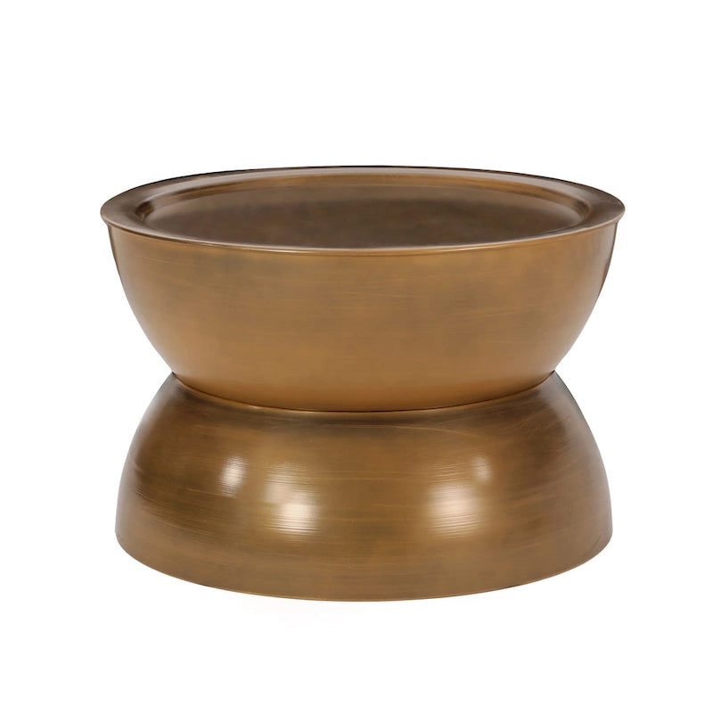 Iron Hourglass Coffee Table