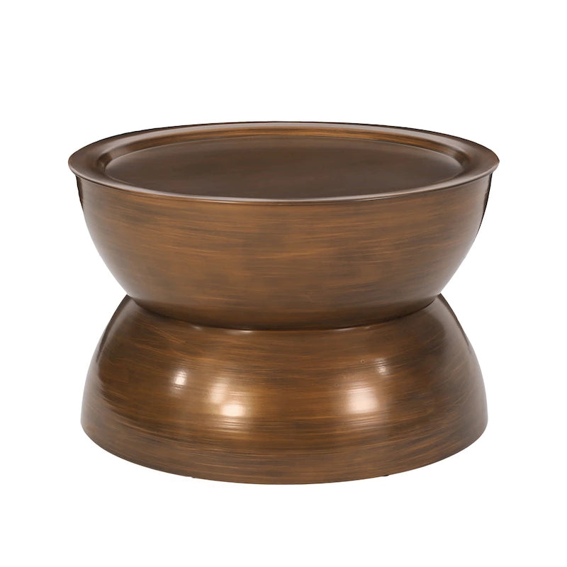 Iron Hourglass Coffee Table