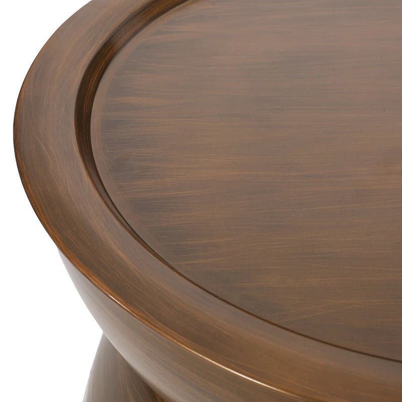 Iron Hourglass Coffee Table