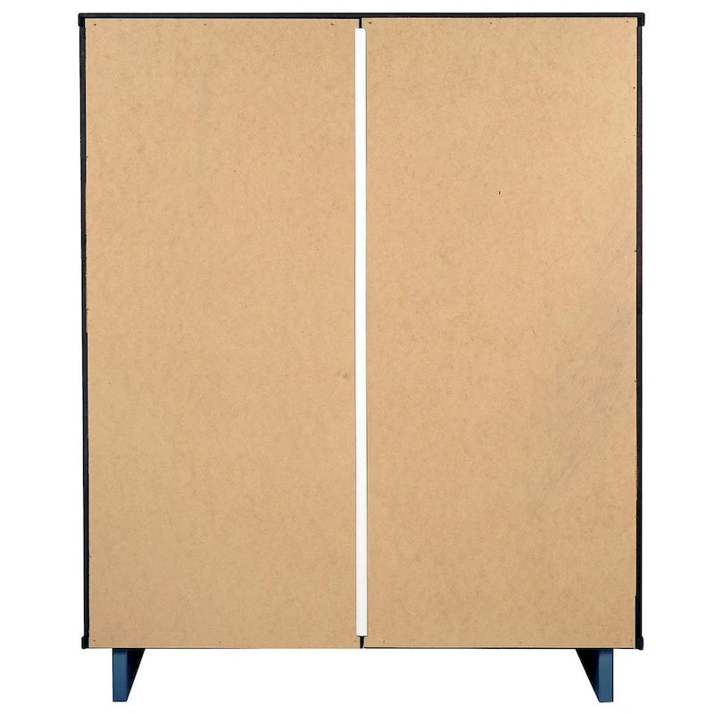 45.27 in. Modern Tall 5-Drawer Dresser with Ribbed Front