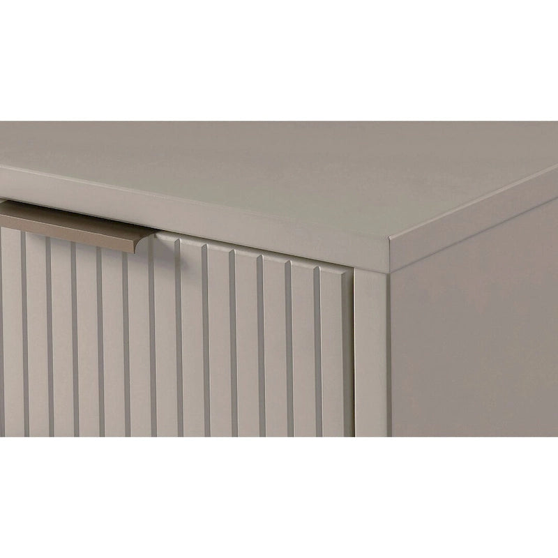 45.27 in. Modern Tall 5-Drawer Dresser with Ribbed Front