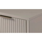 45.27 in. Modern Tall 5-Drawer Dresser with Ribbed Front