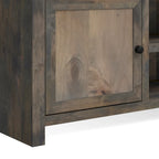 84 inch TV Stand Console for TVs up to 95 inches, No Assembly Required, Barnwood Finish