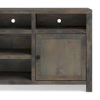 84 inch TV Stand Console for TVs up to 95 inches, No Assembly Required, Barnwood Finish