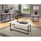 Contemporary White 47-inch Lacquer Coffee Table