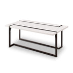 Contemporary White 47-inch Lacquer Coffee Table
