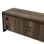Industrial Oak 49-inch Iron Legs Storage Bench