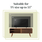 46" KD Slat Low TV Stand