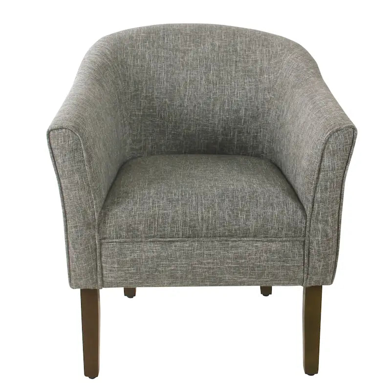 Upholstered Barrel Accent Chair