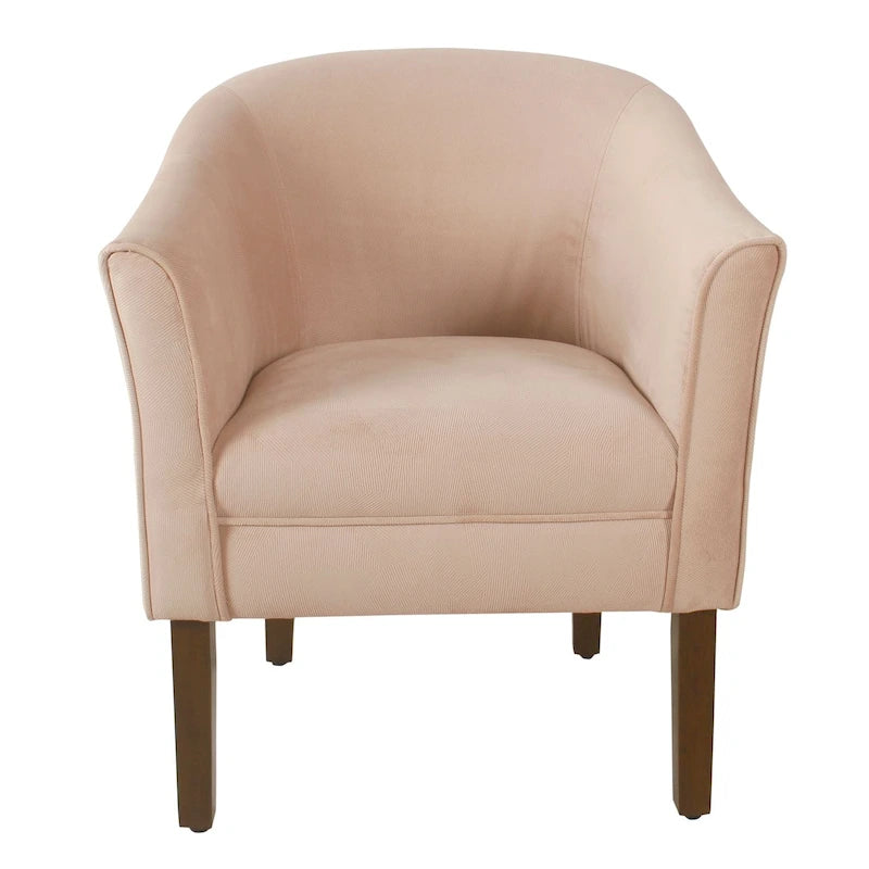 Upholstered Barrel Accent Chair