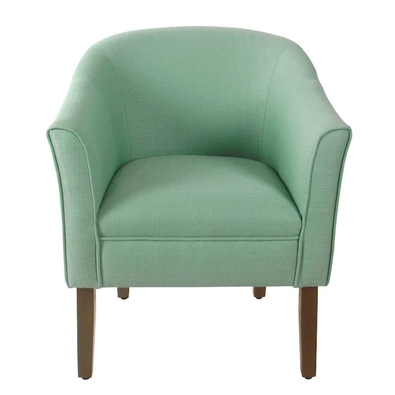 Upholstered Barrel Accent Chair