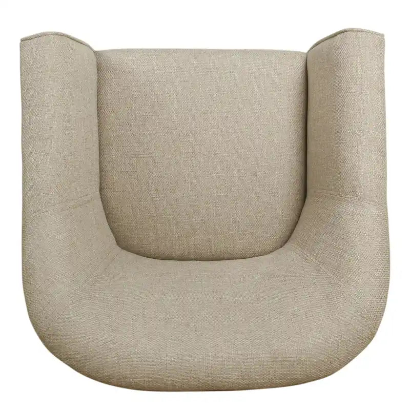 Upholstered Barrel Accent Chair