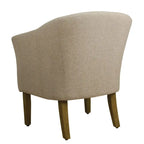 Upholstered Barrel Accent Chair