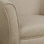 Upholstered Barrel Accent Chair
