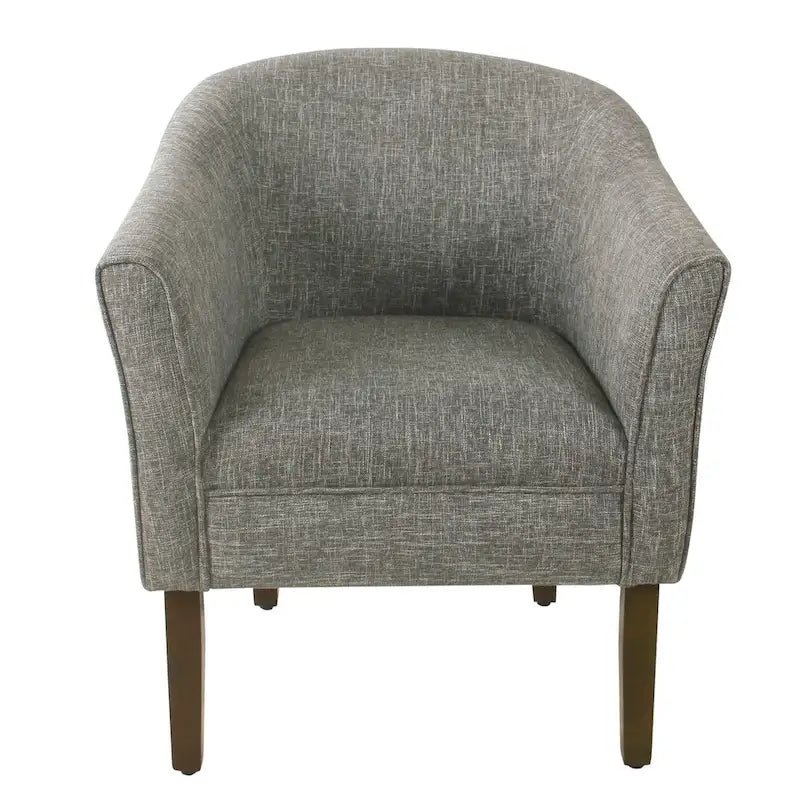 Upholstered Barrel Accent Chair