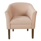 Upholstered Barrel Accent Chair